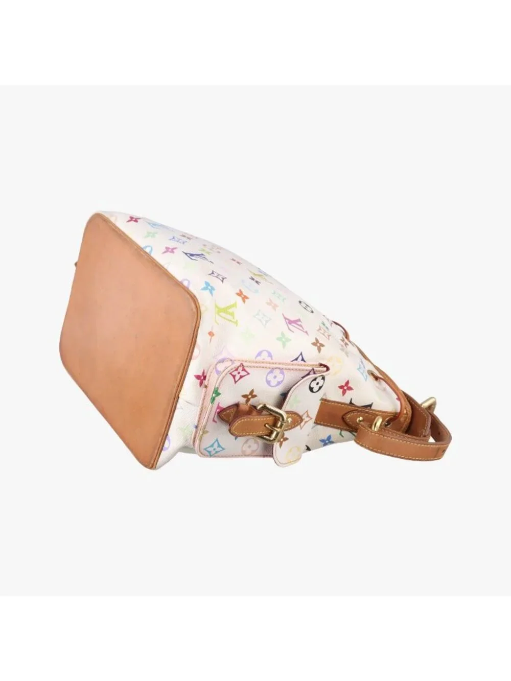 Louis Vuitton Petit Noe Blanc Monogram Multicolor